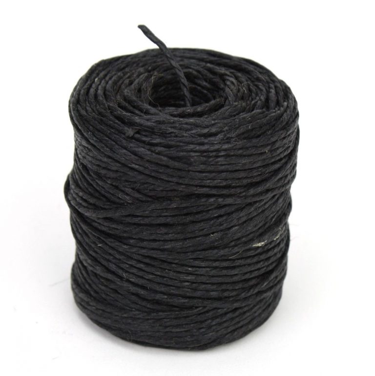 Jute Rope 3 Ply 75Yd/Spool-Black