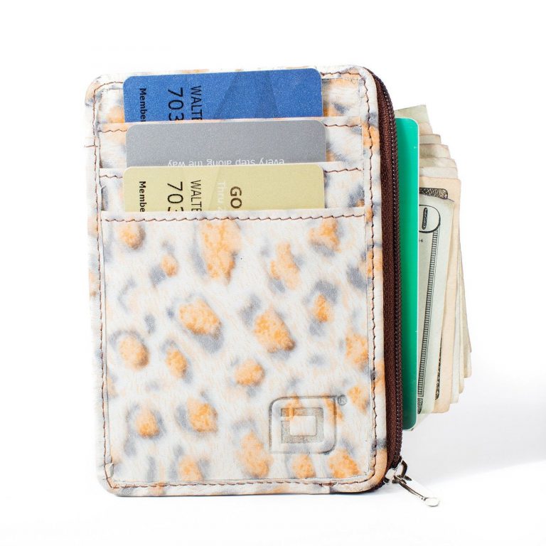 Rfid Blocking Secure Mini Wallet - Leopard