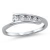 Women's Journey White Cz Classic Ring New .925 Sterling Silver Band Sizes 2-13 12 57 bd3fac99 a550 4d87 b088 3c0fc04762cb