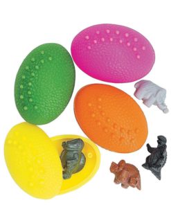 Alternative view of 84 Pc Dinosaur Kid's Birthday Party Favor Bundle Pack (12 Dinosaur Eggs 24 Sq..