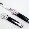 9" Black Handle Chrome Blade Michael Corleone Milano Godfather Style Pocket K.. 4 57 be1b2e9d 1c5b 441b af1a b5cf4c71d60d