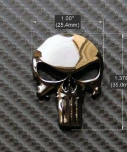 Tactical Freedom - Magwell Metal Decal / Sticker - Punisher Skull Gunmetal 25 57 be557324 d09c 4f20 80d0 5ed6f95ea649 1