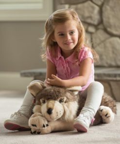 Alternative view of Cuddlekins Wolf - 30-Inch