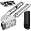 Alpha Grillers Garlic Press And Peeler Set. Stainless Steel Mincer And Silico.. 4 57 befe43bb 1837 4eb6 b8d6 9eebe8fc538e