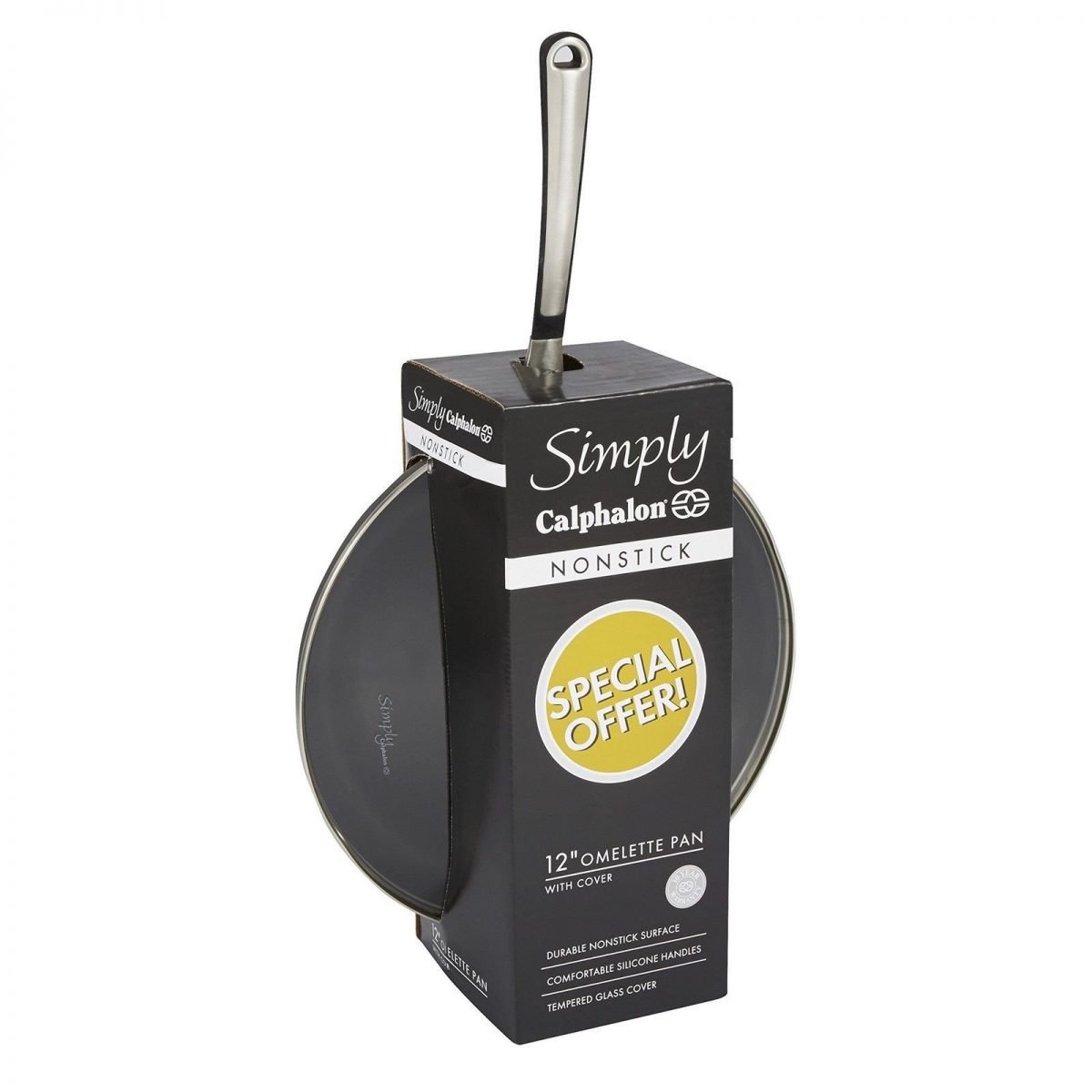 Simply Calphalon 12Inch Nonstick Covered Omelette Pan 1 Swiftsly