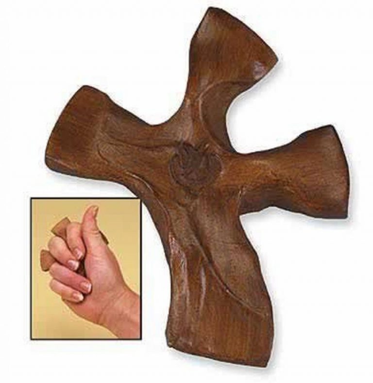 The Wonderful Clinging Cross: Handheld Comfortable Cross Designed To Perfectl.. - $26.50