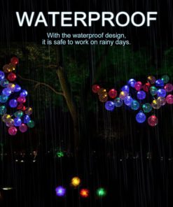 Solar String Lights Diateklity 19.7Ft 30 Led Waterproof Outdoor String Lights.. 12 57 c20834dc fc65 4d7c b146 858adaf432e4