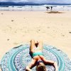 Rawyalcrafts- Green Peacock Indian Mandala Round Roundie Beach Throw Tapestry.. 4 57 c21cc45f 311b 4461 8d70 411bffc6d14f