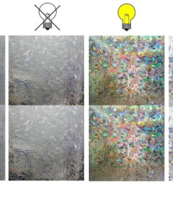Cottoncolors Premium No-Glue 3D Static Decorative Window Films 3Ft X 6.5Ft.(9.. 15 57 c2f111fb fe60 4b12 9410 e6b8fe51501e