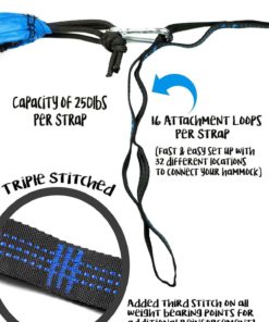 Double Outdoor Camping Hammocks - Weather Resistant Lightweight Parachute Nyl.. 9 57 c34ce7ac 5d68 4c74 a53d 99bfff2e54cb