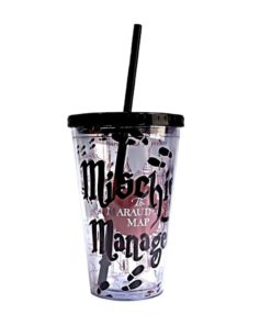 Silver Buffalo Hp09087 Warner Brothers Harry Potter Mischief Managed Cold Cup..