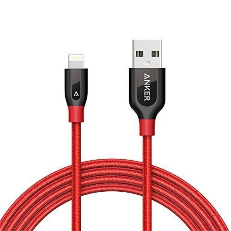 Anker Powerline+ Lightning Cable (6Ft) Durable And Fast Charging Cable [Kevla..