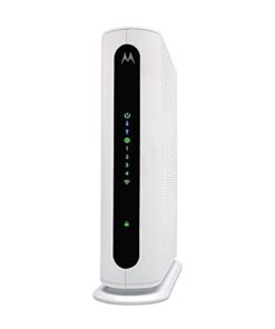 Motorola 8X4 Cable Modem + Wi-Fi N300 Gige Router White Model Mg7310 343Mbps ..