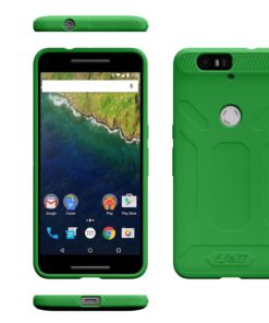 Alternative view of J&D Tpu Rubber Jelly Shock Resistant Protective Slim Case For Nexus 6P - Green