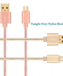 Charger For Samsung Galaxy 2 Pack 6Ft Gold Plated Long Braided Nylon High Spe.. 13 57 c4cf2b9a 38f9 4a42 aa94 35510554299e