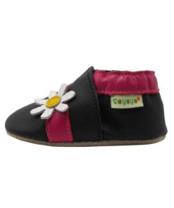 Sayoyo Baby Cute Flower Soft Sole Leather Infant Toddler Prewalker Shoes Black 10 57 c5fe72f0 25e9 4af7 95ad 24007daec477