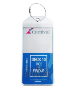 Cruise Tags - Luggage Etag Holders Zip Seal & Steel Loops Thick Pvc 8 Pack 11 57 c65fb8d8 5d86 4d19 85e4 d9639aef17b1