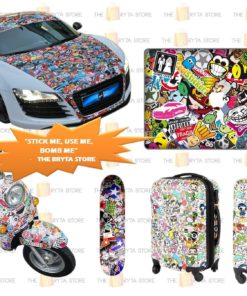 Alternative view of Mega Cool Graffiti Stickers Decals Vinyls | Pack Of 100 Finest Quality | Perf..
