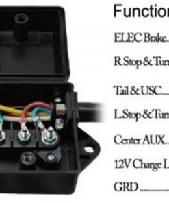 Conntek 7 Way Plug Inline Trailer Cord With 7 Gang Junction Box 6-Feet 17 57 c6f0d07e 2bfc 4e64 a224 a7d60d3b0632