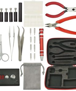 Alternative view of Walant Coil Complete Kit Vape Tool Kit Diy 5 In 1 Jig Pe Box Tool Set Black