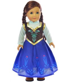 Ebuddy Snow Sparkle Princess Dress Clothes Fits 18 Inch Dolls 7 57 c7ef474f caee 40de ac2e ff27b9601ecf