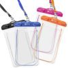 Waterproof Case 4 Pack F-Color Clear Transparent Tpu Perfect For Rafting Kaya..