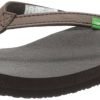 Sanuk Women's Yoga Joy Flip-Flop Brown 7 B(M) Us 5 57 c815f7b9 f9ff 45bd 8b15 751020763cc0