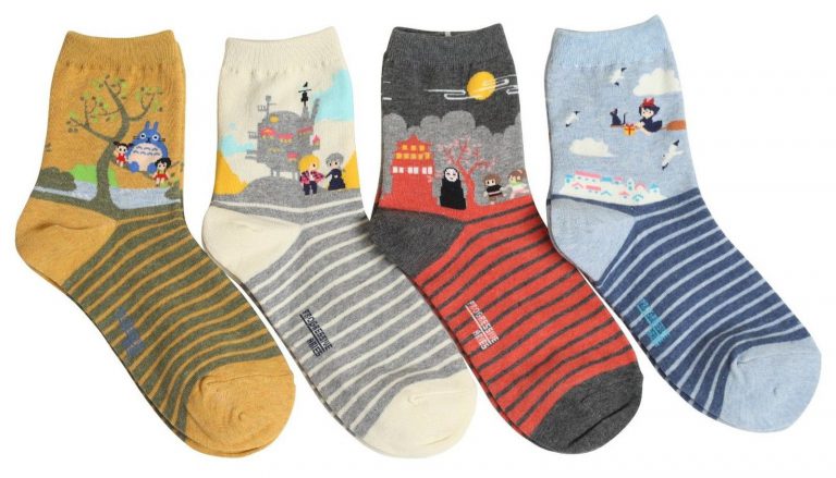 Women Miyazaki Hayao Cartoon Socks One Size