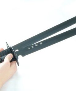 Alternative view of Bladesusa Hk-6183 Twin Ninja Swords Two-Piece Set Black 28-Inch Overall