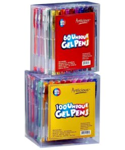 Artlicious - Ultimate 100 Unique Gel Pens Set - Non Toxic & Acid Free - Ideal.. 20 57 c9cf1c67 b145 4f9a 93a1 f64976a9a8b4