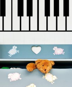 Stickerbrand Music Vinyl Wall Art Piano Keys Wall Decal Sticker - Black 10" X.. 9 57 c9df77c3 0594 4768 9e3b 9768f5cc9e83