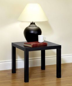 Alternative view of Dhp Parsons Modern End Table Black Wood Grain
