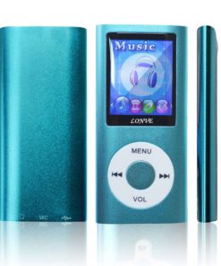 Alternative view of Lonve Music Player 16Gb Mp4/Mp3 Player Blue 1.82'' Screen Mp3 Music/Audio/Med..