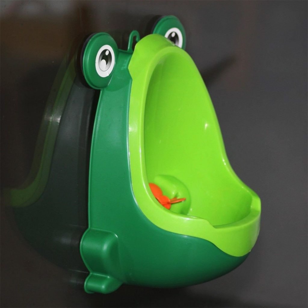 Mkool Cute Frog Potty Training Urinal For Boys With Funny Aiming Target ...