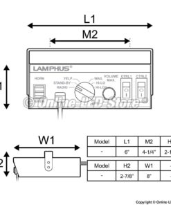 Lamphus Soundalert 100W 120-130Db Emergency Vehicle Warning Siren Slim Speake.. 10 57 cb622efa 546d 40c7 9d3c 22b152d6f348