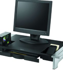Alternative view of Fellowes Office Suites Premium Monitor Riser Black (8031001) 1-Pack