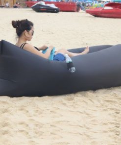Alternative view of Bonclare Fast Inflatable Air Lounger Camping Bed Beach Sofa Air Bag Hangout P..