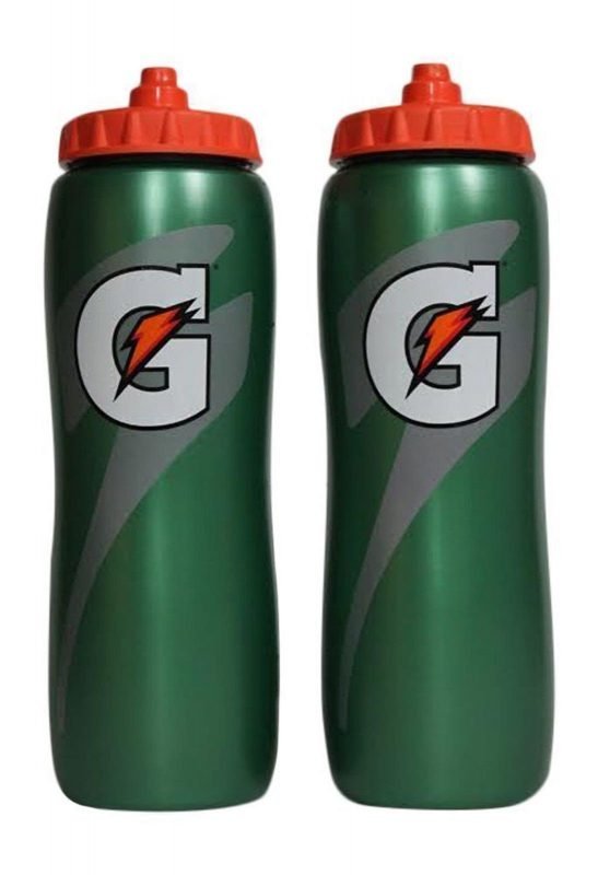 Gatorade 32 Oz Squeeze Water Sports Bottle -Pack Of 2 - New Easy Grip Design