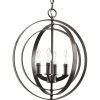 Progress Lighting P3827-20 4-Light Sphere Foyer Lantern With Pivoting Interlo.. 4 57 cd874644 bcb0 4b96 a339 b018b4f2647b