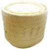Thai Handmade Sticky Rice Serving Basket Large Size