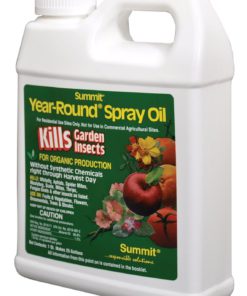 Summit 114-12 Year-Round Spray Oil For Garden Insects Concentrate 32-Ounce
