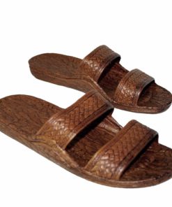 Hawaiian Jesus Sandals By Pali Hawaii For Women Brown 7
