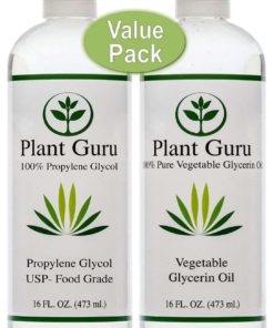 "Value Pack" 1 Vegetable Glycerin/Glycerine 16 Oz. Food Grade Usp "&" 1 Propy..