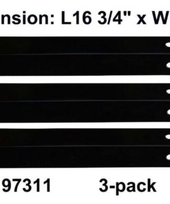 Alternative view of 97311 (3-Pack) Bbq Gas Grill Porcelain Steel Heat Plate/Shield For Brinkmann ..