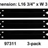 97311 (3-Pack) Bbq Gas Grill Porcelain Steel Heat Plate/Shield For Brinkmann .. 13 57 cf95a5aa 4587 4175 976f f2dc134c1eb7