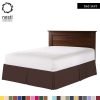 Nestl Bedding Microfiber Double Brushed Queen Dust Ruffle Dark Brown (Chocola.. 16 57 d1d99e10 6e1d 47e3 93fc 8b910a10382f