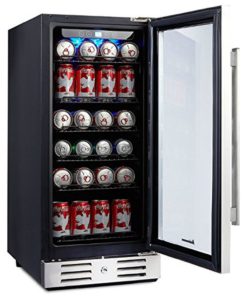 Alternative view of Kalamera 15" Beverage Cooler 96 Can Built-In Single Zone Touch Control 96-Cans