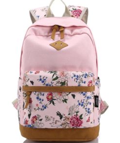 Leaper Lightweight Canvas Laptop Backpack Cute School Bag Pink Large 7 57 d2643b27 dead 4d7b 885f ce73eb4b57b2