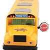 Techege Bright Yellow Toy School Bus Emits Beautiful 3D Flashing Lights While..