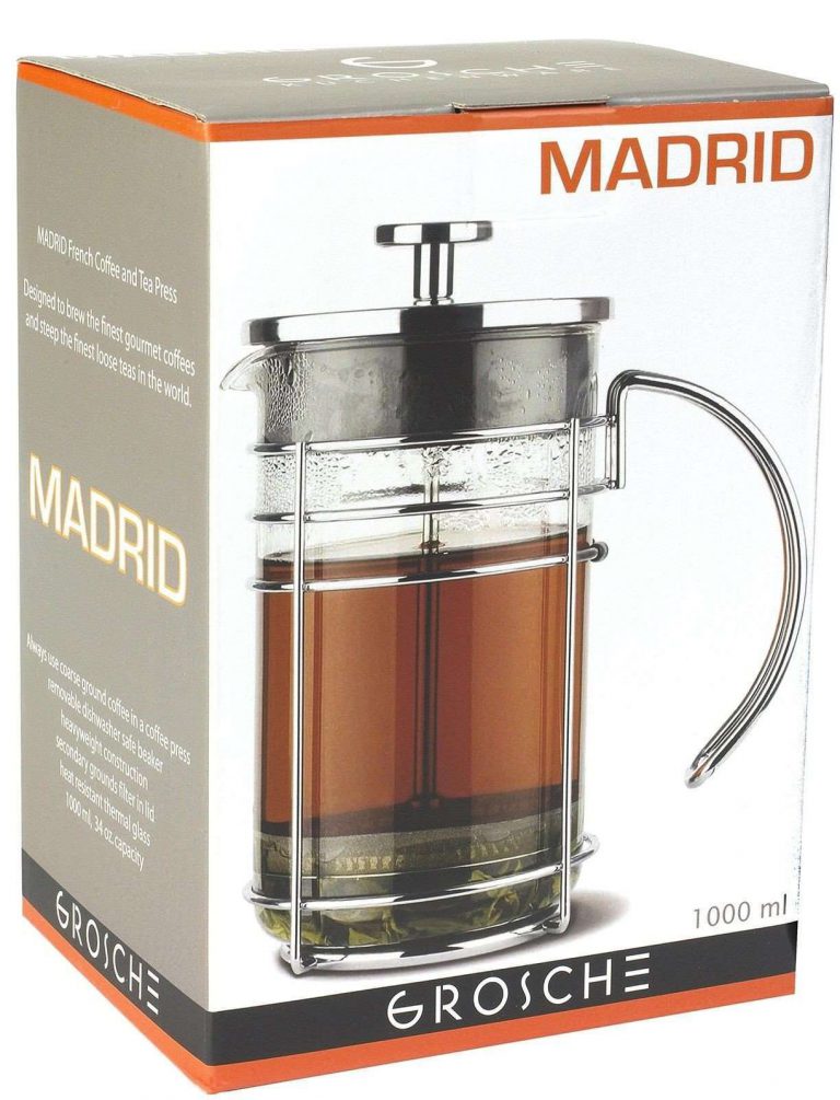 Grosche Madrid Premium French Press Coffee And Tea Maker With German